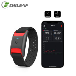 Chileaf CL830 Armband Coronary heart Fee Monitor That includes BLE 5.0 & ANT+ Sensor with IP67 Rated Strap