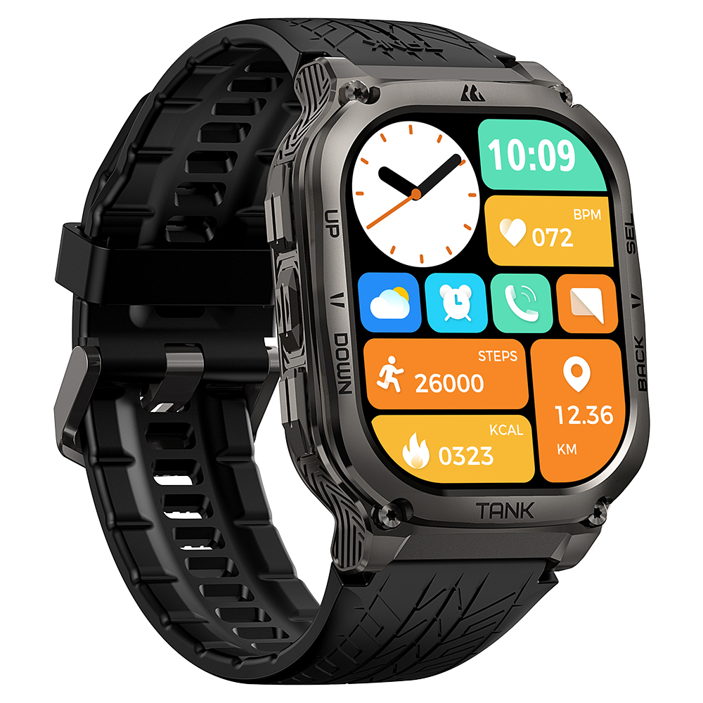 KOSPET TANK M3 Males's Rugged Smartwatch with 480mAh Lengthy Battery, 170+ Sports activities Modes, and Trendy Design